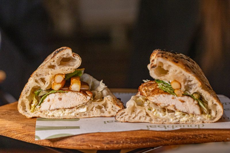 Grilled Chicken Sub warm and hearty