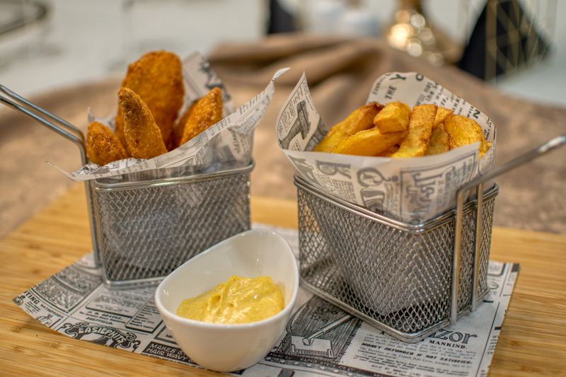 Crispy Seasoned Fries at Dions