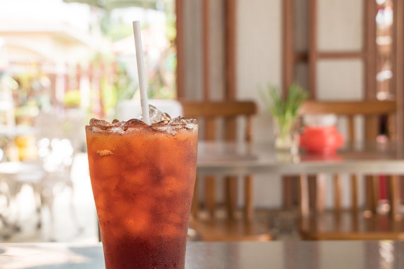 Iced Tea brewed fresh at Dions